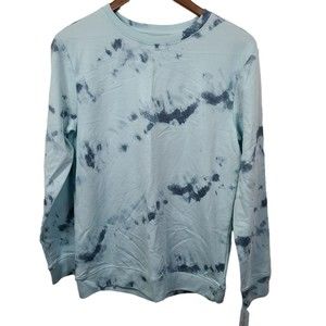 NWT Kids Cat & Jack Blue Tie Dye Pullover Sweatshirt